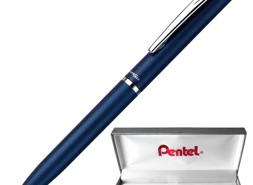 Ручка гелевая Pentel BL2007C-A EnerGel цвет чернил черный цвет корпуса синий